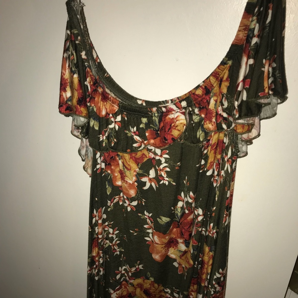 Off the shoulder floral top